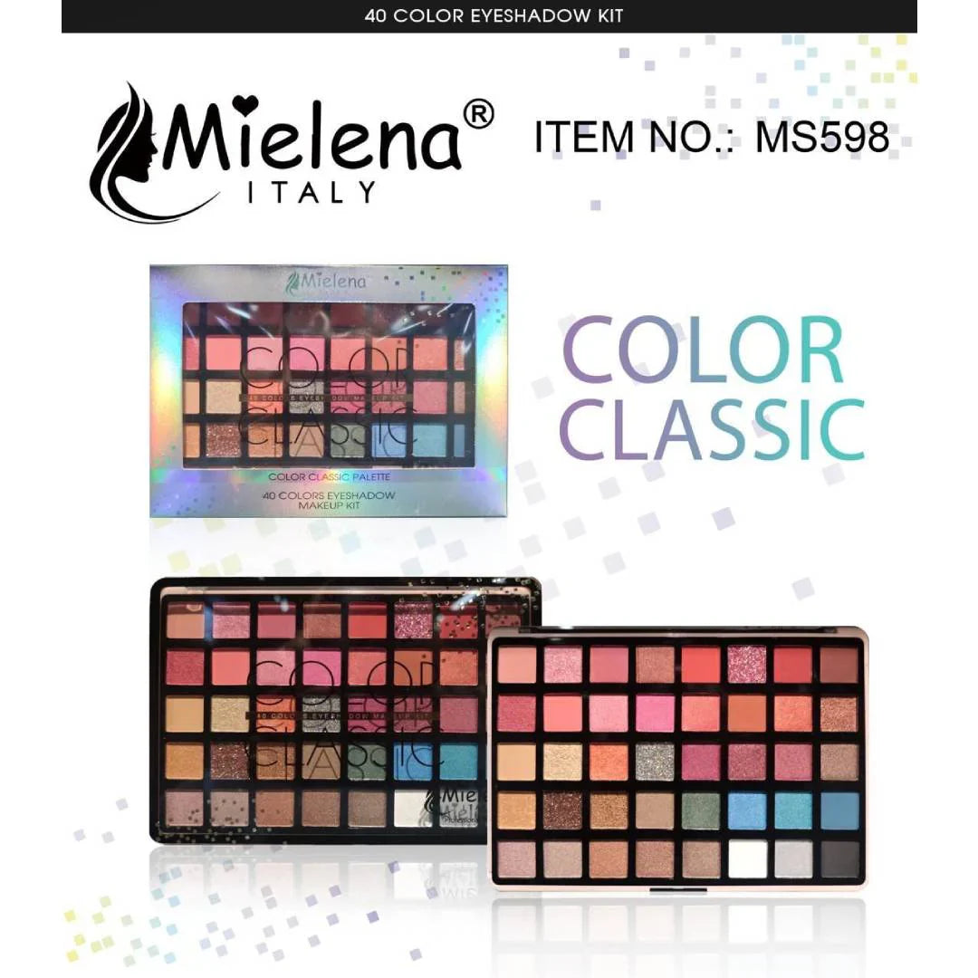 Mielena Italy Color Classic 40 Color Eyeshadow Palette