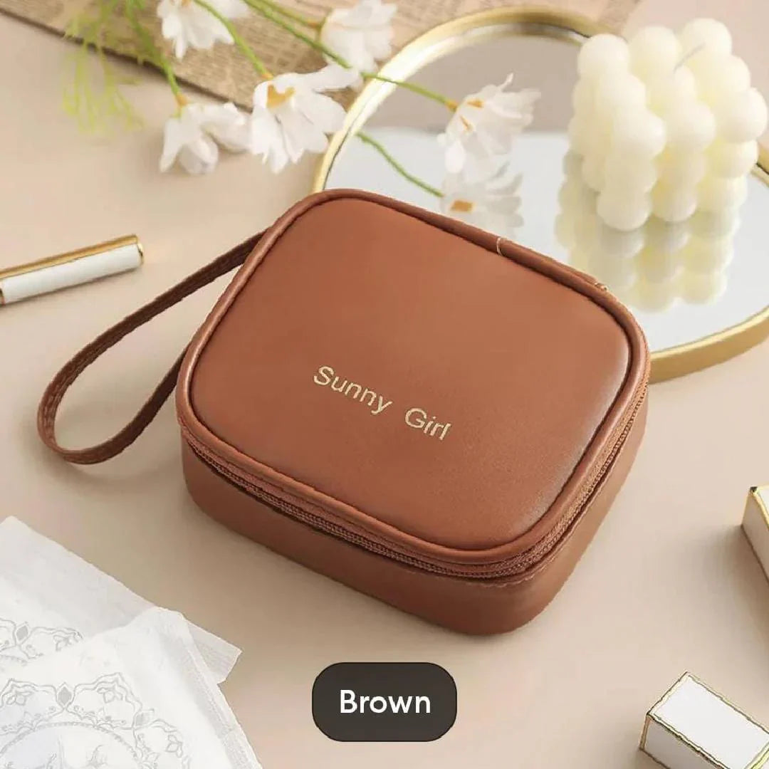 Portable Mini Bags PU Compact Cosmetic Organizer