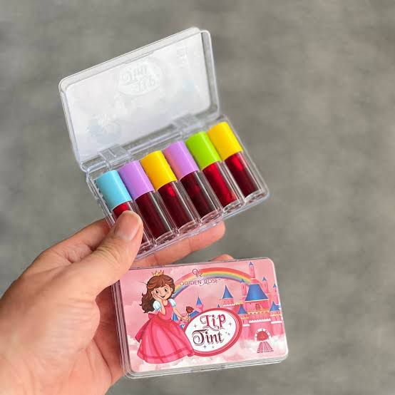 Qoiden Rose QR Doll 6pcs Lip Tint Box