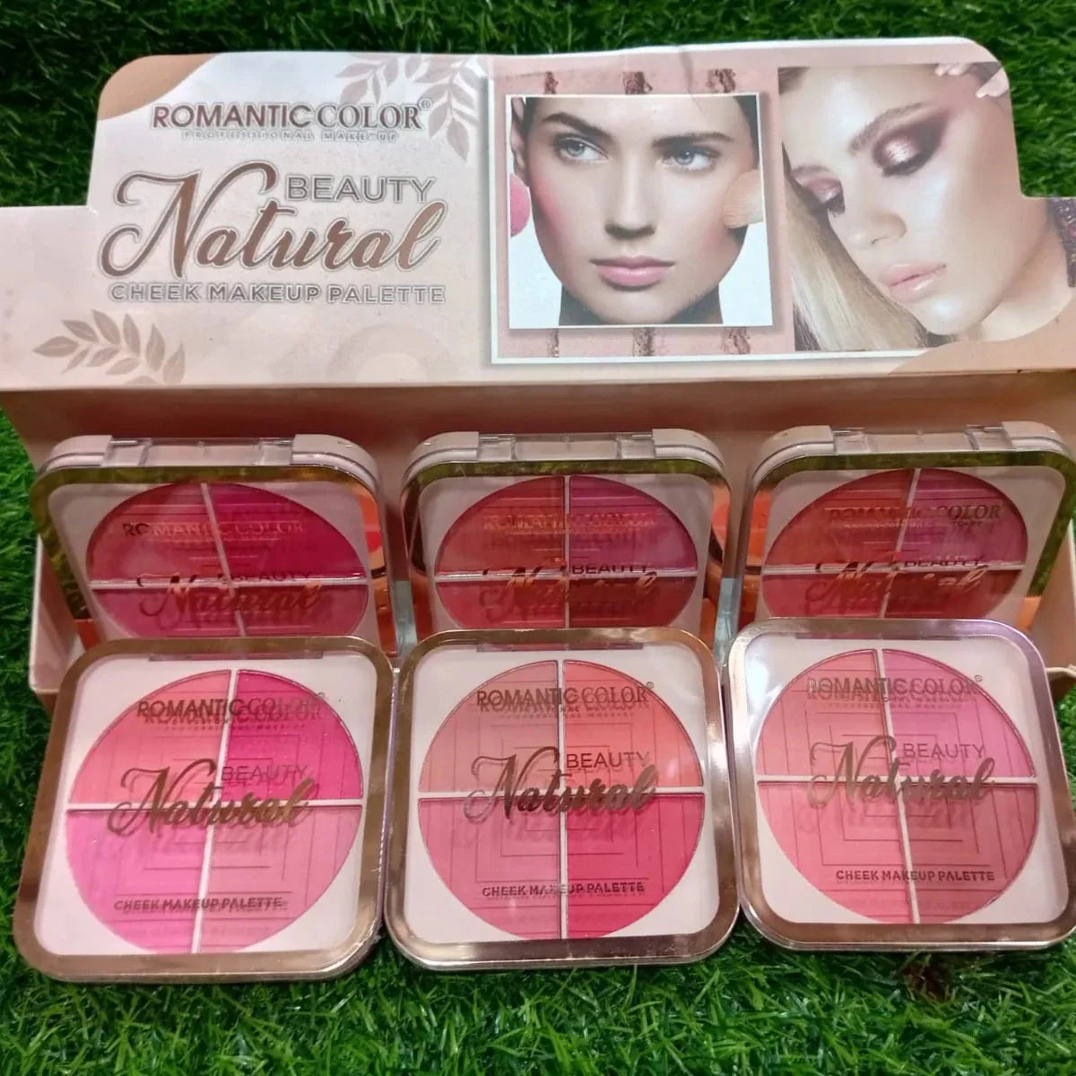 Romantic color 4 in 1 blushon Palette Each