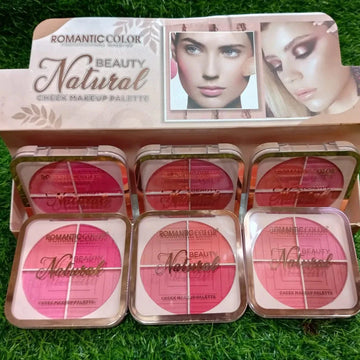 Romantic color 4 in 1 blushon Palette Each