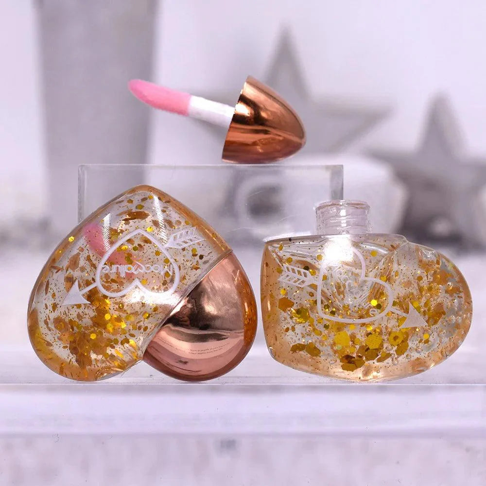 4 Pcs Mocallure Heart Shape Waterproof Magic Lip Gloss