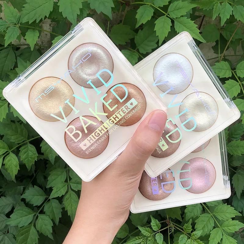 4 Colors Msyaho Highlighter Palette