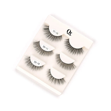 Quetee Beauty Faux Mink Eyelash-Pack One