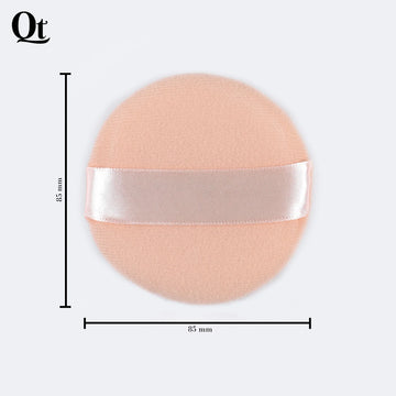 Quetee Beauty Professional Round Shape Makeup Puffs in Skin Color