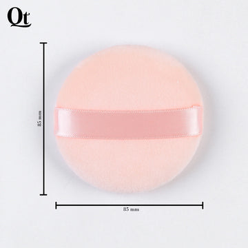 Quetee Beauty Professional Round Shape Makeup Puffs in Baby Pink Color