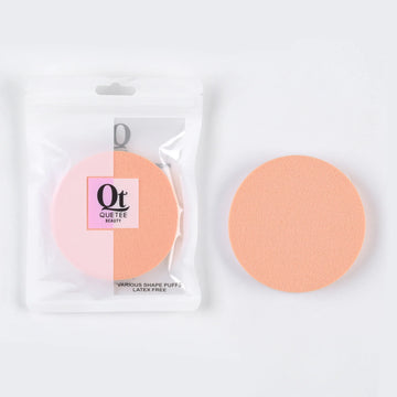 Quetee Beauty Round Shape Makeup Puffs in Skin Color