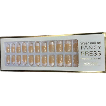 24 Pieces Casual Press On Artifical Nails
