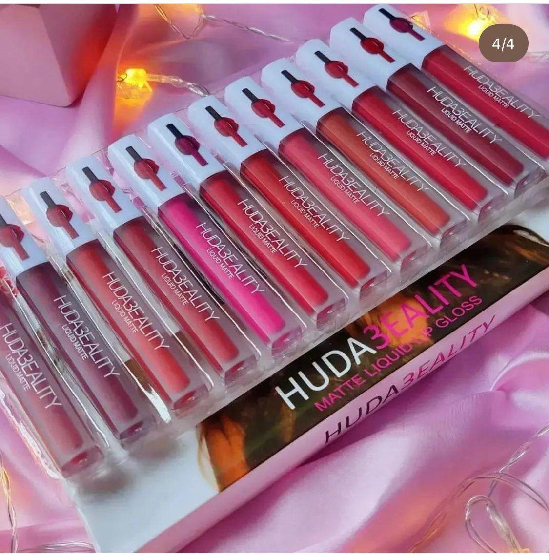 Huda Beauty 12pcs Matte Gloss