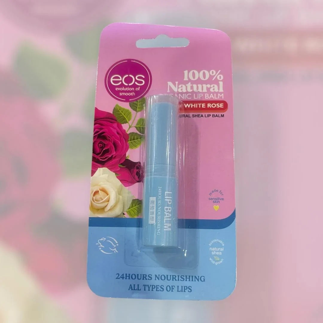 EOS 100% Natural Organic Lip Balm - White Rose