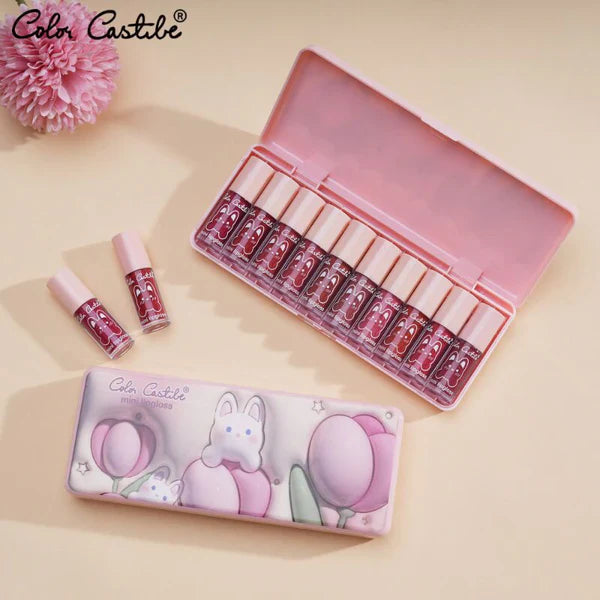 Color Castle Mini Matte LipGloss 10 in 1 Pack