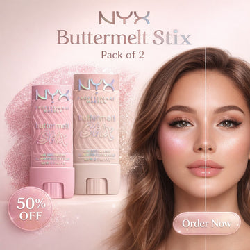 NYX Professional Makeup Buttermelt Highlighter Stix | Multi-Use Cream Stick for Face, Eyes & Body