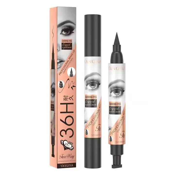 YANQINA High Quality Long Lasting Fast Dry Makeup Stamp Eyeliner