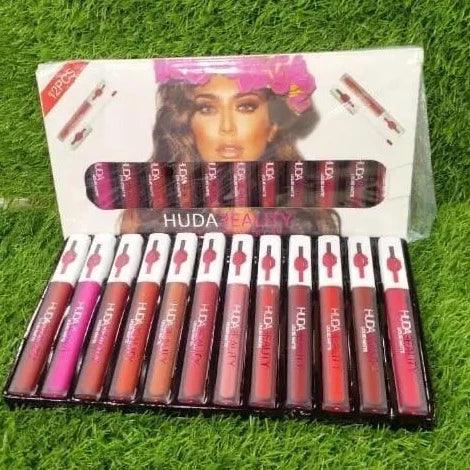 Huda Beauty 12pcs Matte Gloss