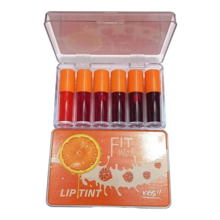 Qoiden Rose Fit Me Lip Tint Set Pack of 6 Pcs