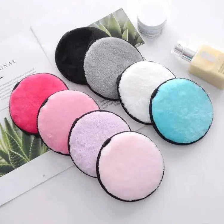 Makeup Remover, Double-Side Sponge puff & Washable