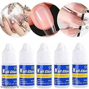 Pack of 5 Nail Glue For Nail Art