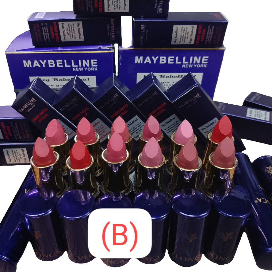 Maybelline Matte Lipstick Set (12 Shades)