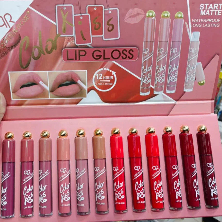 Golden Rose 12 Pcs Lipgloss set