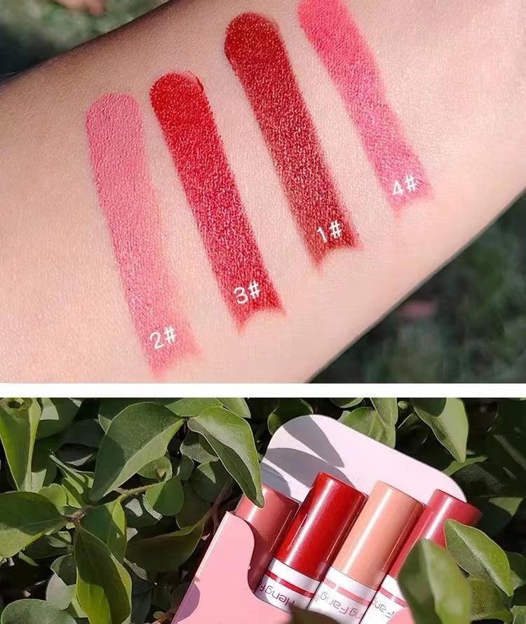 4 Pcs Hey Girl Velvet Matte Lipsticks