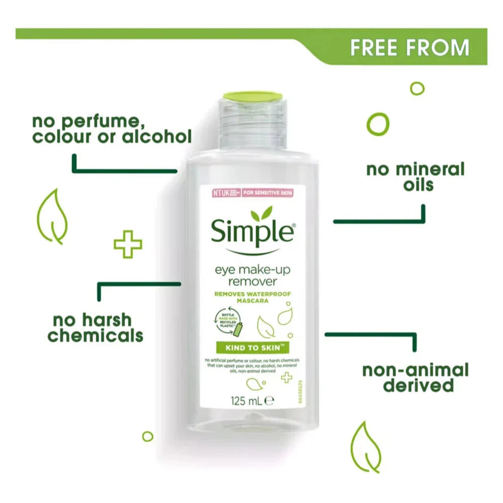 Simple Kind to Skin Eye Makeup Remover 125ml