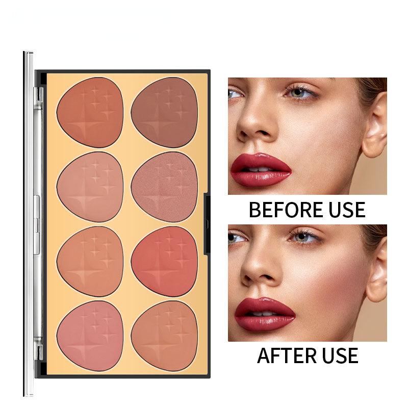 8 Colors Miss Rose Blush Palette