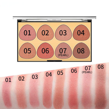 8 Colors Miss Rose Blush Palette