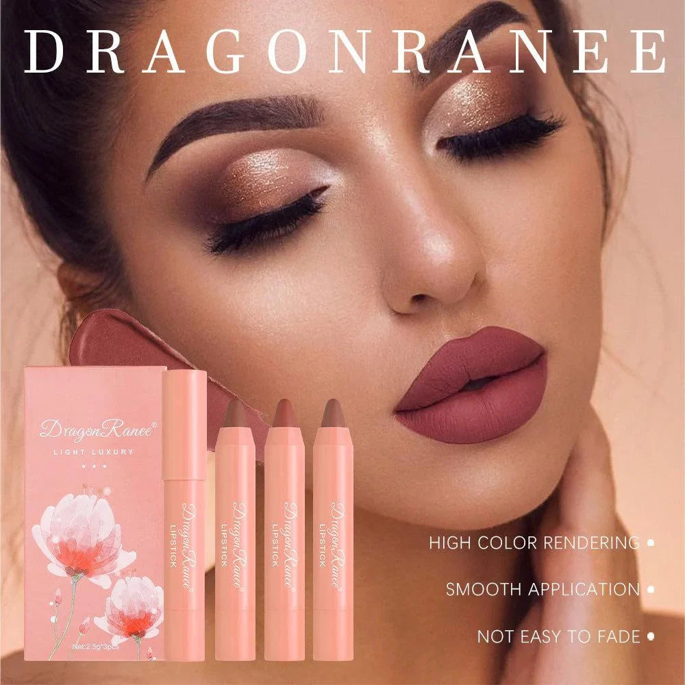 Dragon Ranee Light Luxury Lip Crayon Set