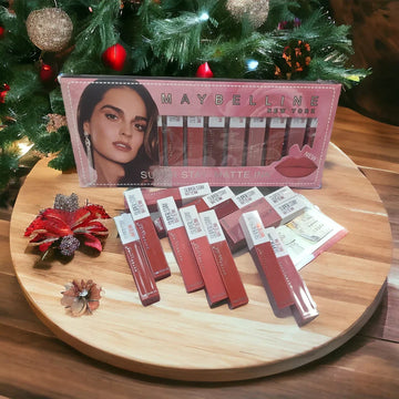 12 Pcs Maybelline Super Stay Matte Ink Lip Gloss