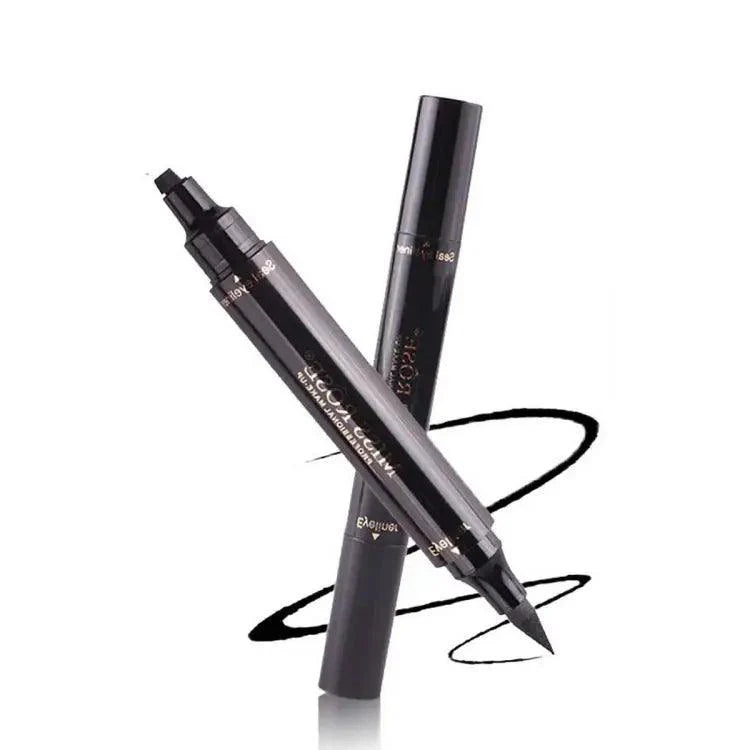 Miss Rose Liquid Black Eyeliner Pencil Quick Dry Waterproof With Stamp