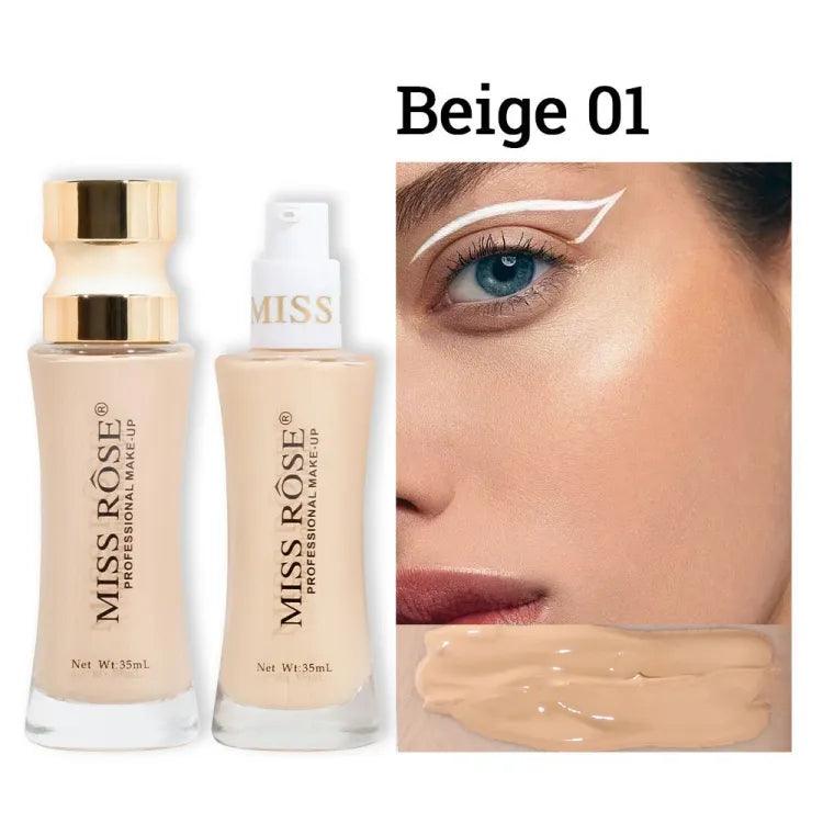 Miss Rose Unique Double Wear Makeup Liquid Foundation