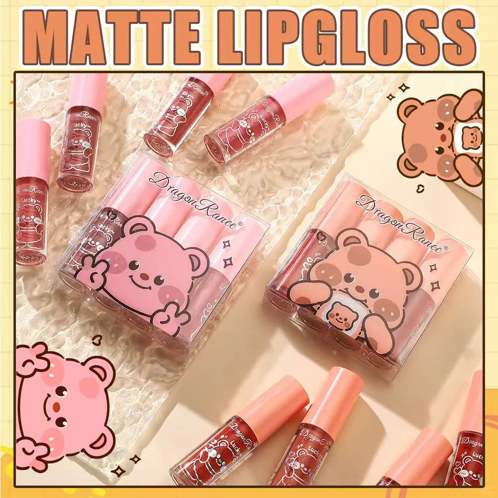 Dragon Ranee Long Lasting Lip gloss Set of 4Pcs