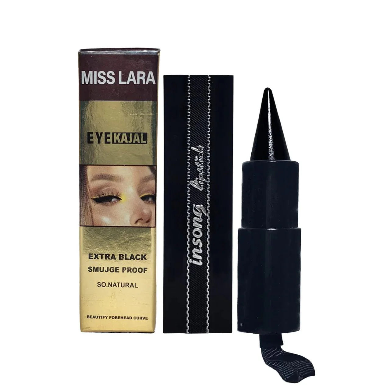 Miss Lara Eye Kajal Stick Black Smudge Proof