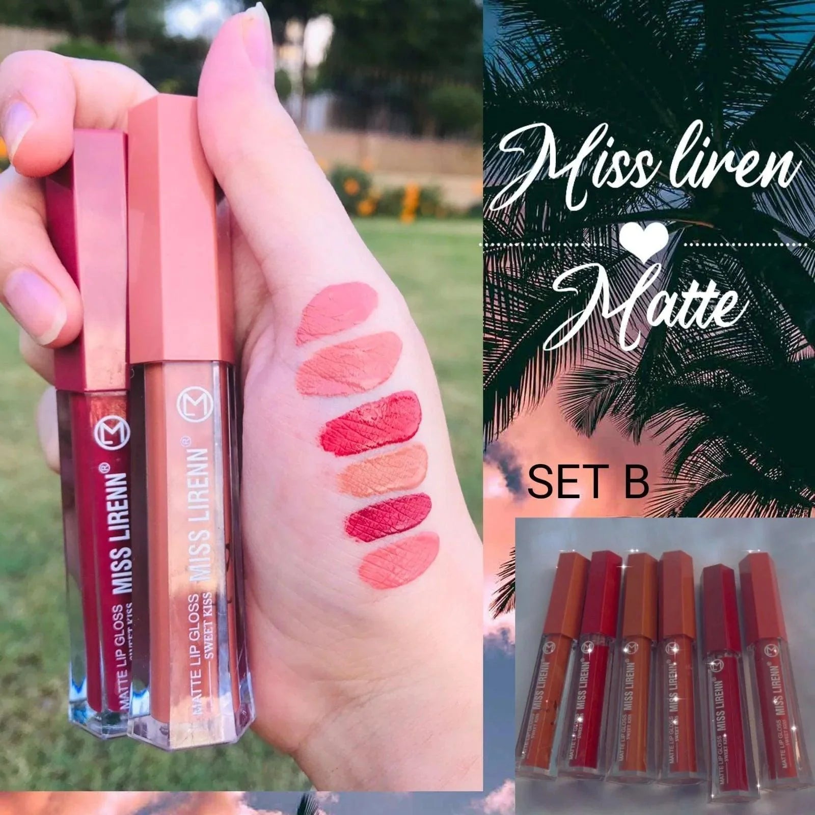 Miss Lirenn Matte Long Lasting Lipgloss