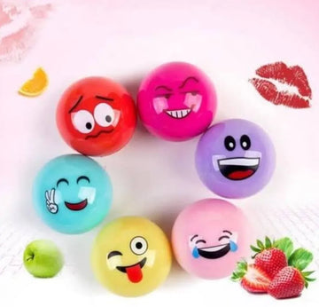 Cute emoji beautiful look lip balm (6Pcs)