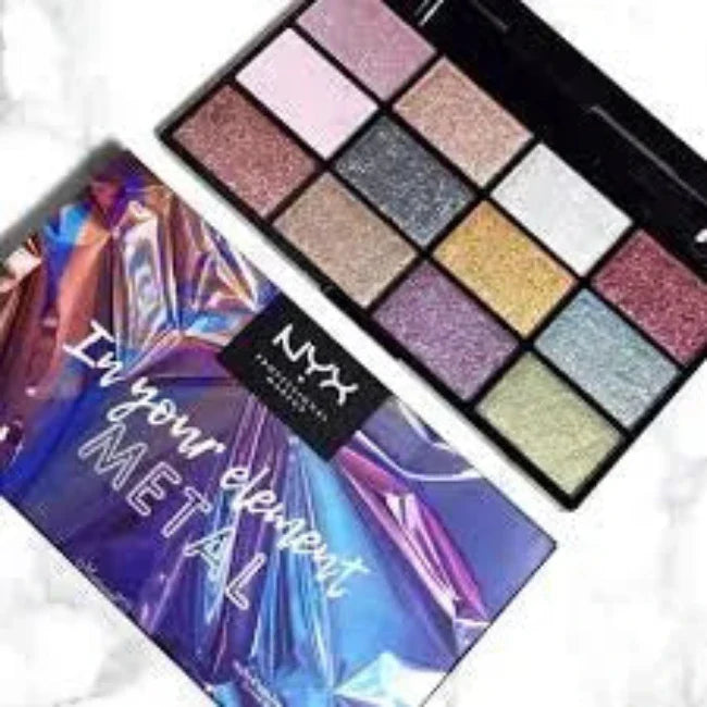 N.Y.X In Your Element Metal Eye Shadow Palette