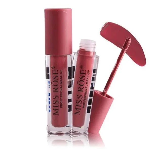 miss rose New Matte Finish lipgloss (6Pcs) set