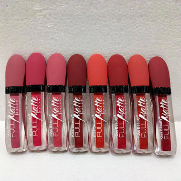 Kiss Beauty Matte Lipgloss 8Pcs Set