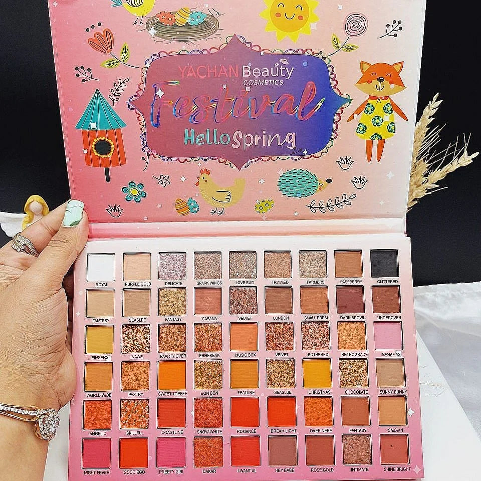 Yachan Beauty Festival Hello Spring Eyeshadow Palette (54 Colors)