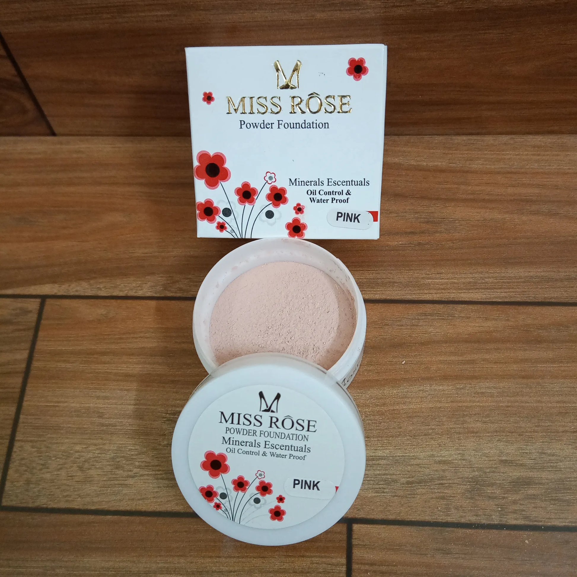 MISS ROSE Professional 3D Pearl Whitening Loose Powder