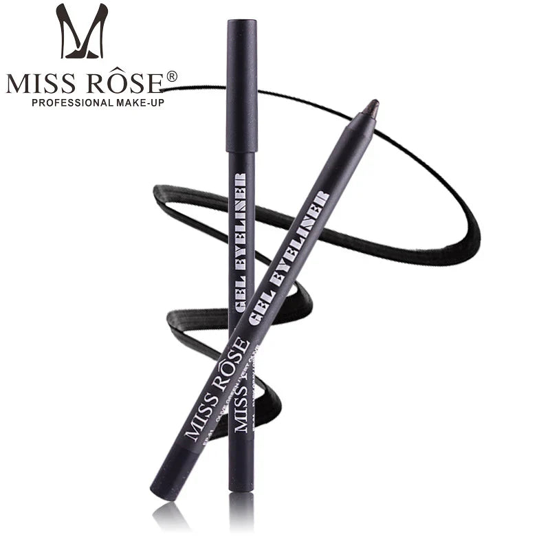 Miss Rose Waterproof Make Up Eye Liner Pencil - Black