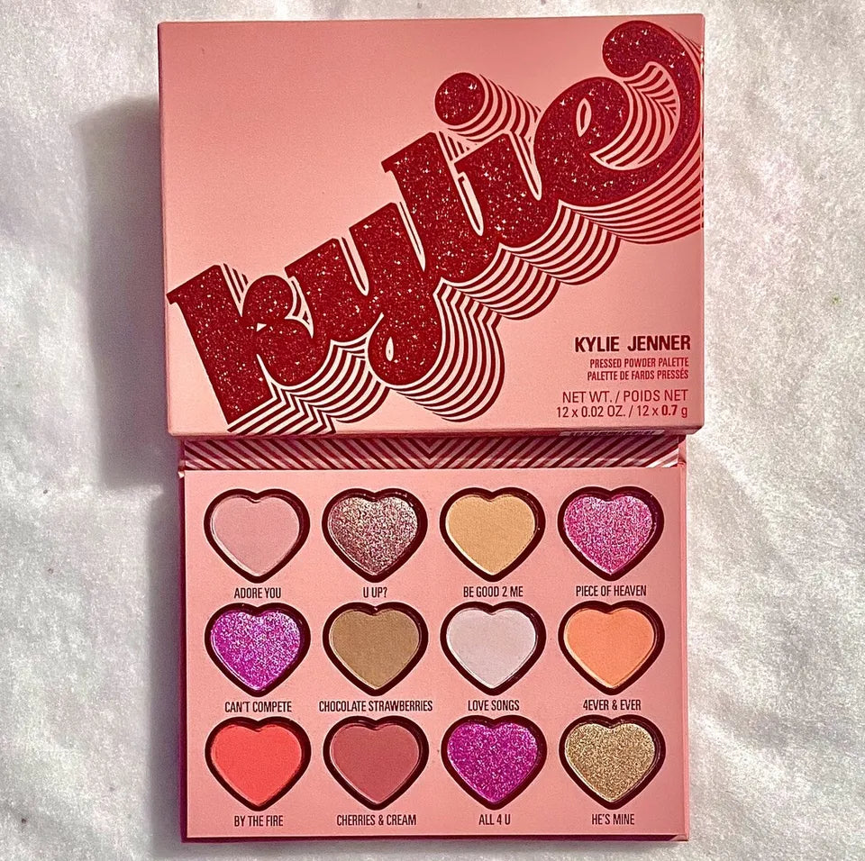 12 Colors Kylie Kayan shafawa Valentines Day Collection Eyeshadow Palette