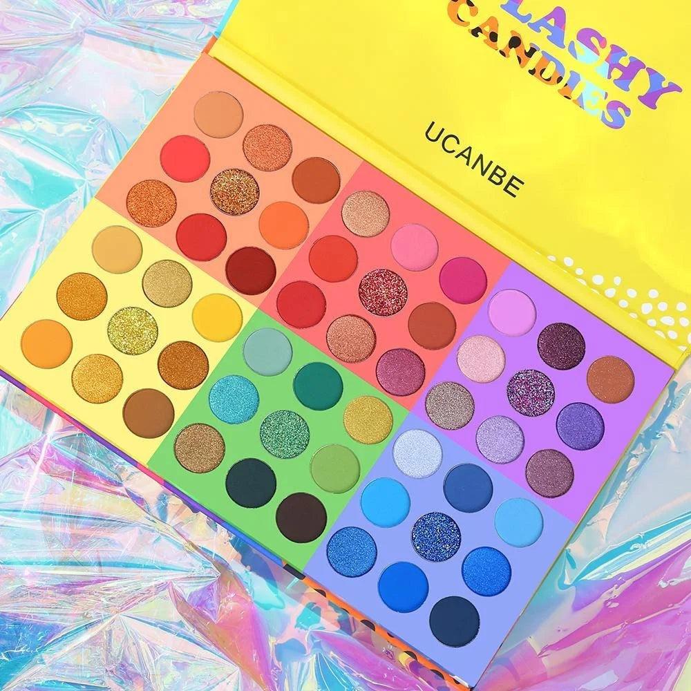 UCANBE 54 Colors Splashy Candies Eyeshadow Palette