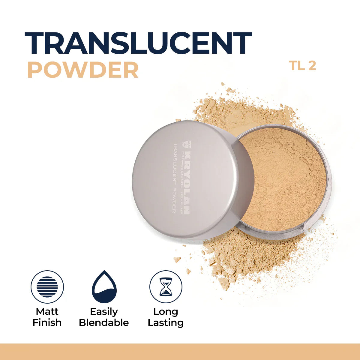 Kryolan - Translucent Powder 60g