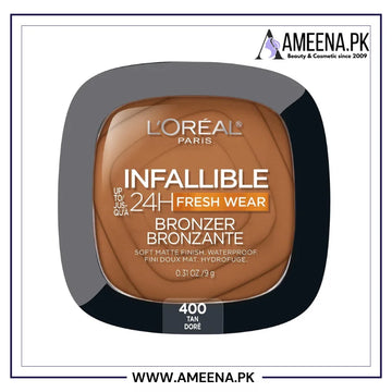 L'Oreal Paris Infallible Up to 24H Fresh Wear Soft Matte Longwear Bronzer Tan Dore 400